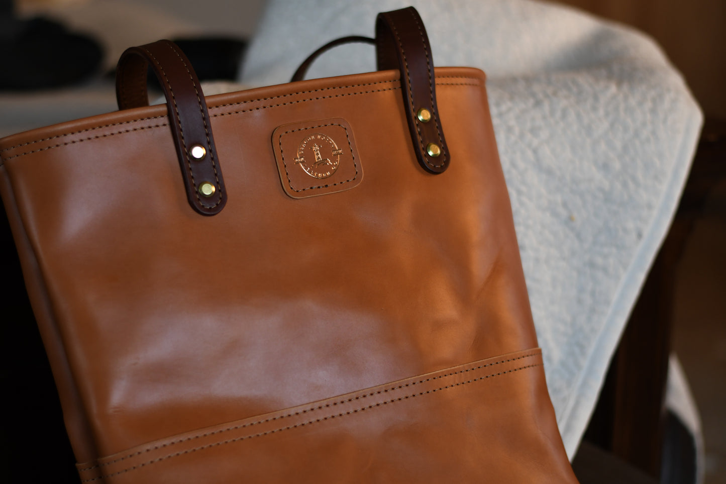 The Beacon Market Tote Bag - Tan