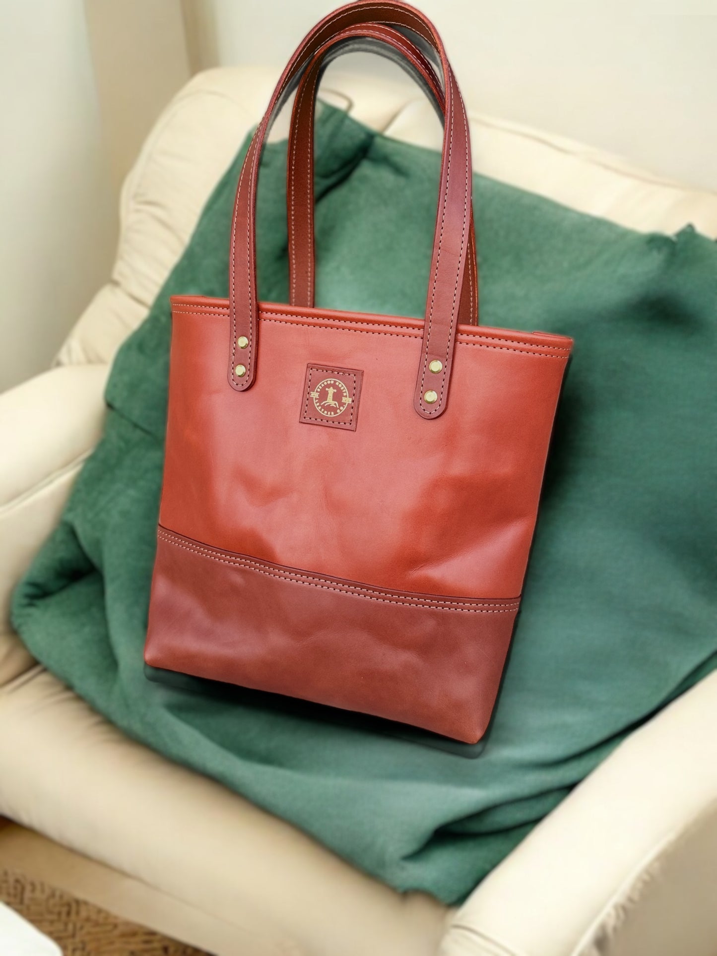 The Beacon Market Tote Bag - Chestnut/Medium Brown